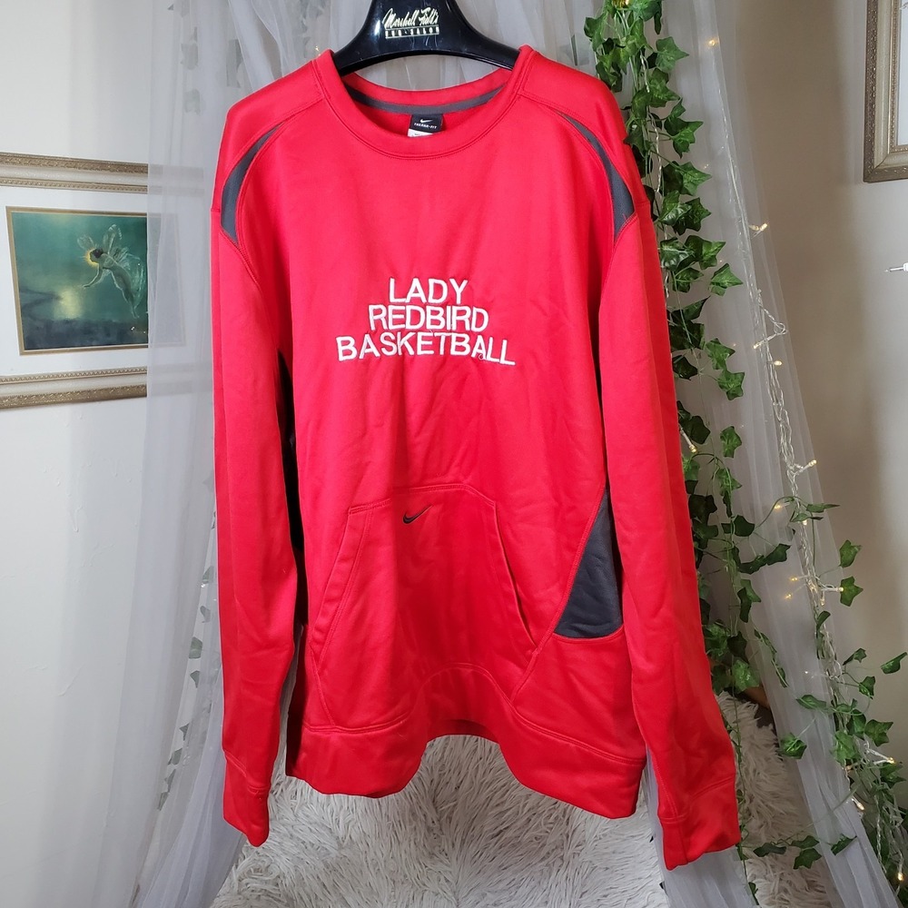 Nike Therma‎ Fit  Illinois State Alumni Women's Sz 2XL ISU  Redbirds Sweatshirt